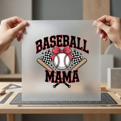 Baseball Mama Sports Fan Mom Vintage Ready to Press DTF Transfer for Dtf
