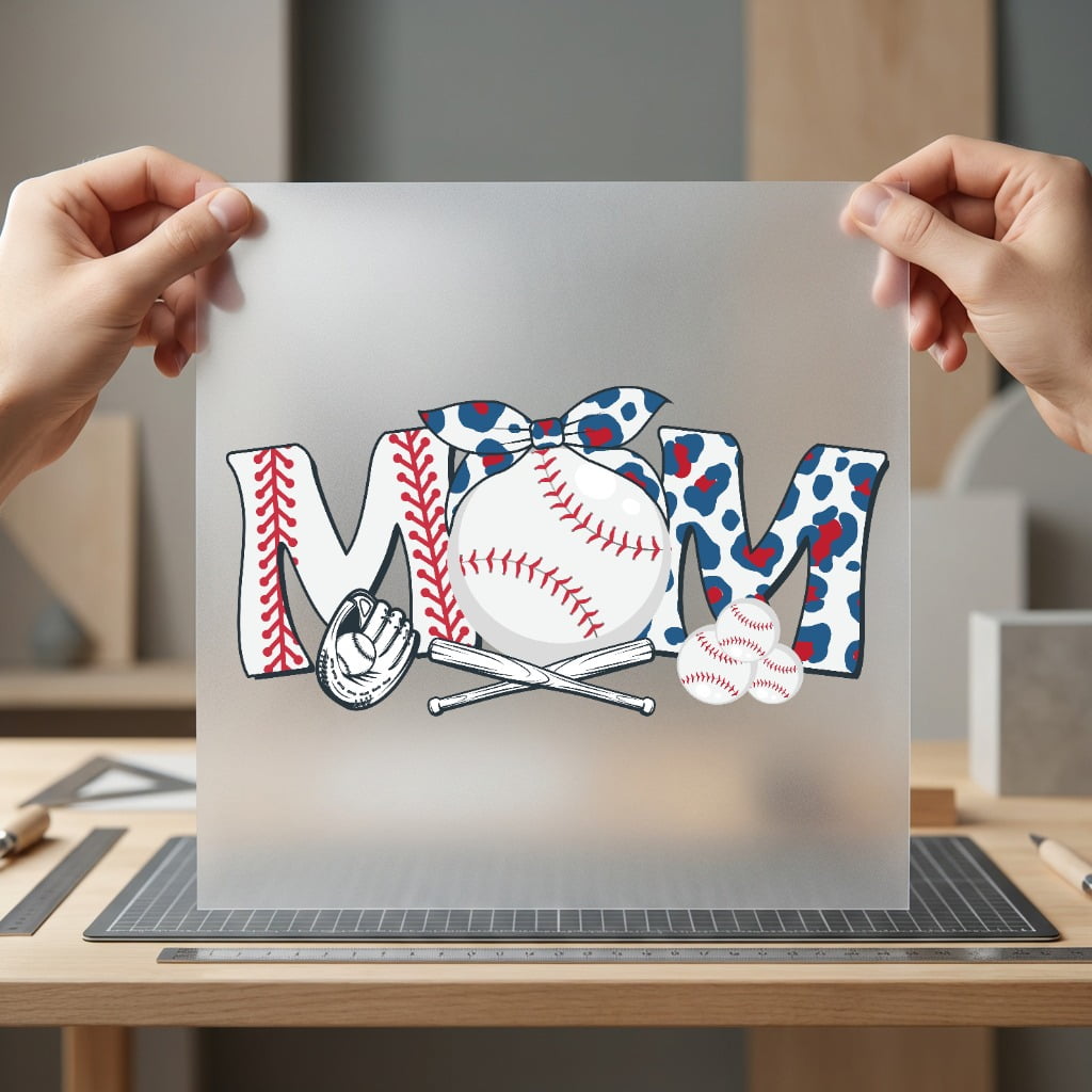 Baseball Mom Cheetah Sports Mom Fitness Ready to Press DTF Transfer for Dtf