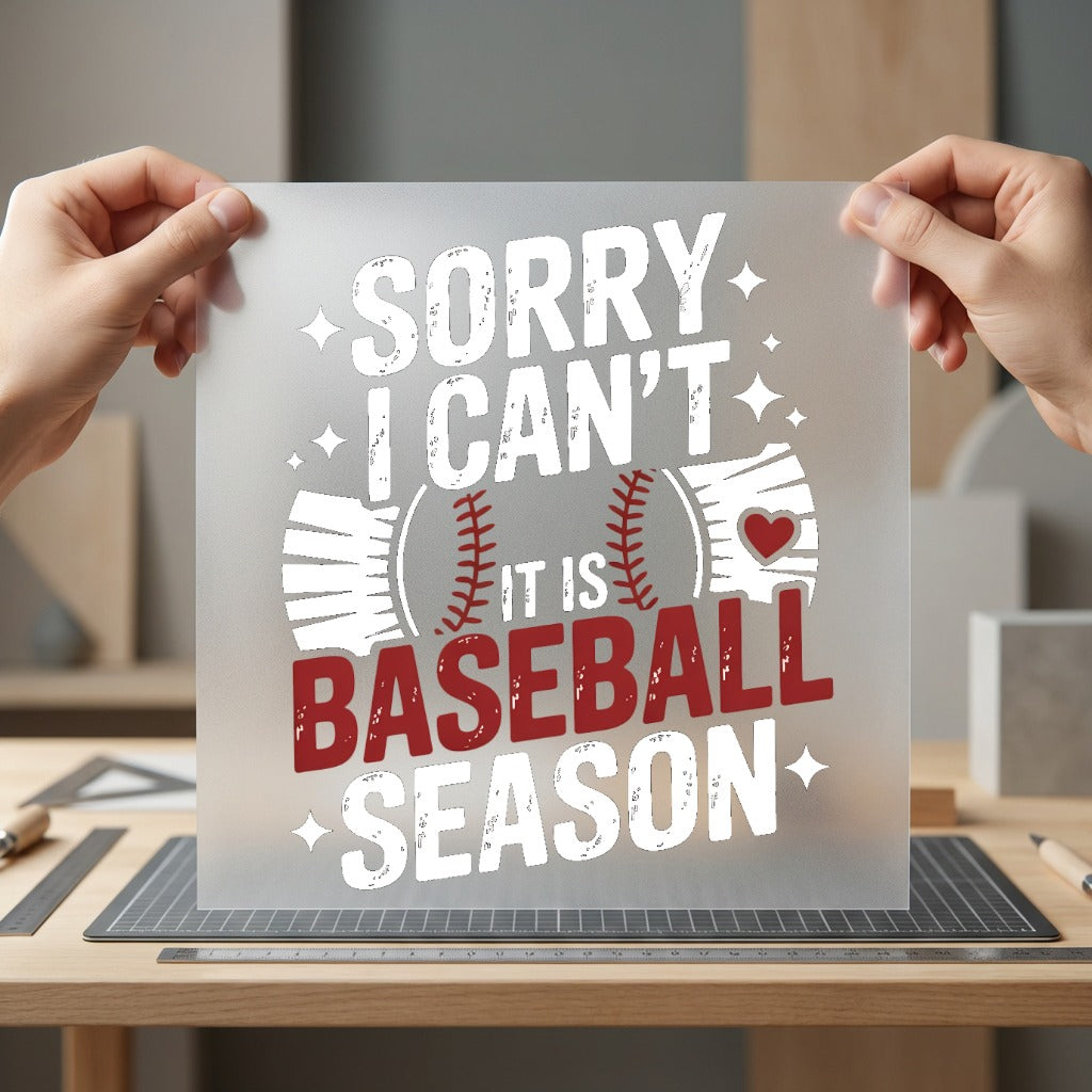 Baseball Season Saying Sports Mom Funny Ready to Press DTF Transfer for Dtf