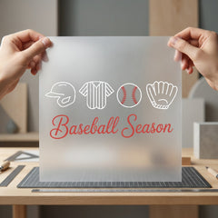 Baseball Season Theme Sports Aesthetic Fitness Ready to Press DTF Transfer for Dtf