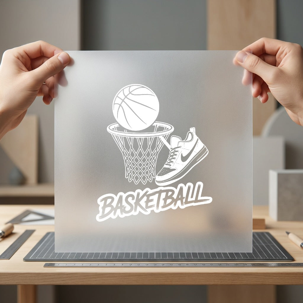 Basketball Ball Hoop Sneaker Mom Dad Ready to Press DTF Transfer for Dtf