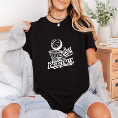 Basketball Ball Hoop Sports Fitness Ready to Press DTF Transfer for Dtf