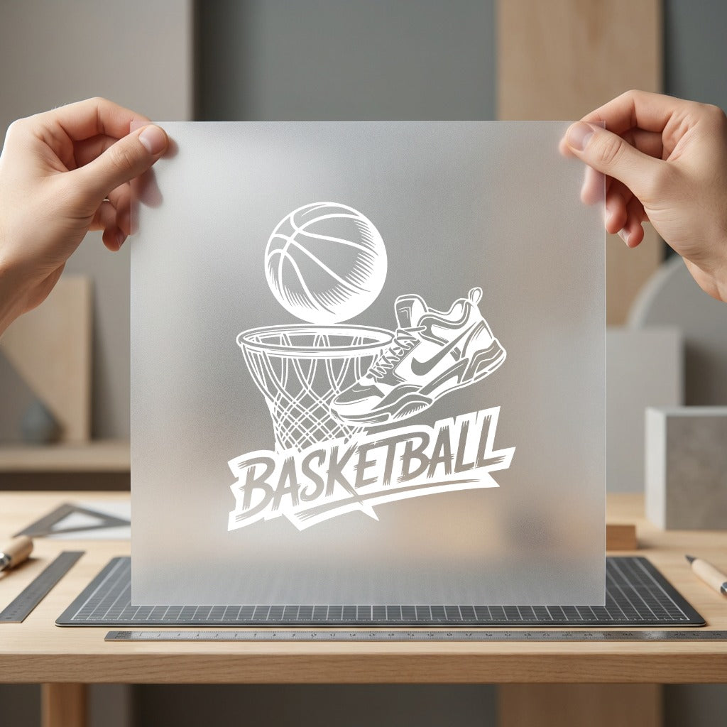 Basketball Ball Hoop Sports Fitness Ready to Press DTF Transfer for Dtf