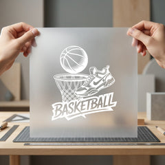 Basketball Ball Hoop Sports Fitness Ready to Press DTF Transfer for Dtf