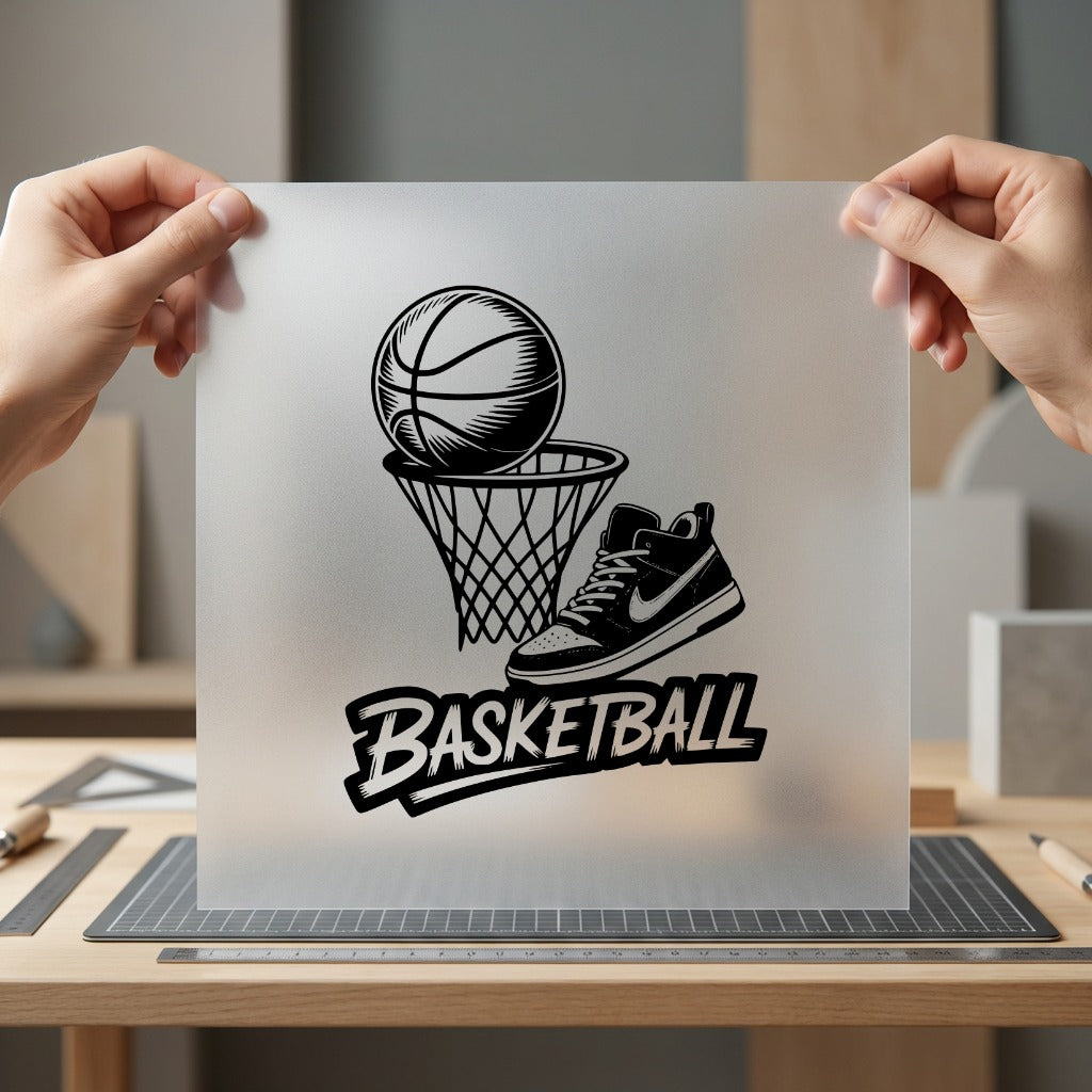 Basketball Ball Shoe Sports Aesthetic Fitness Ready to Press DTF Transfer for Dtf