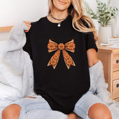 Basketball Bow Sports Fan Mom Fitness Ready to Press DTF Transfer for Dtf