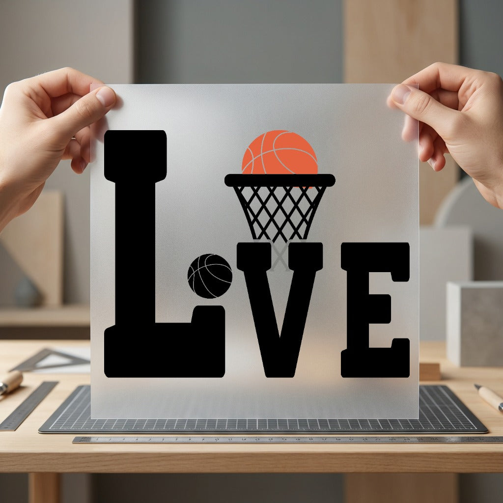 Basketball Love Sports Fan Mom Dad Ready to Press DTF Transfer for Dtf