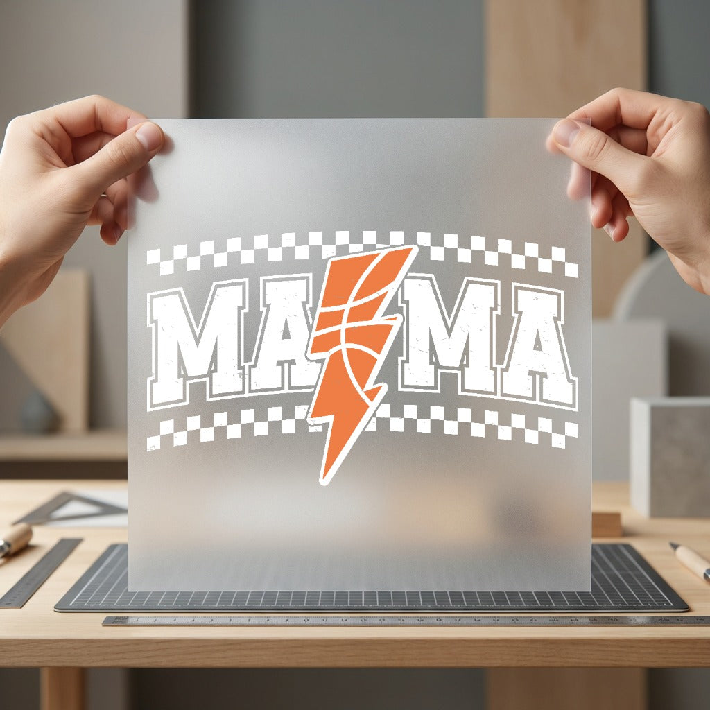 Basketball Mama Retro Sports Mom Vintage Ready to Press DTF Transfer for Dtf