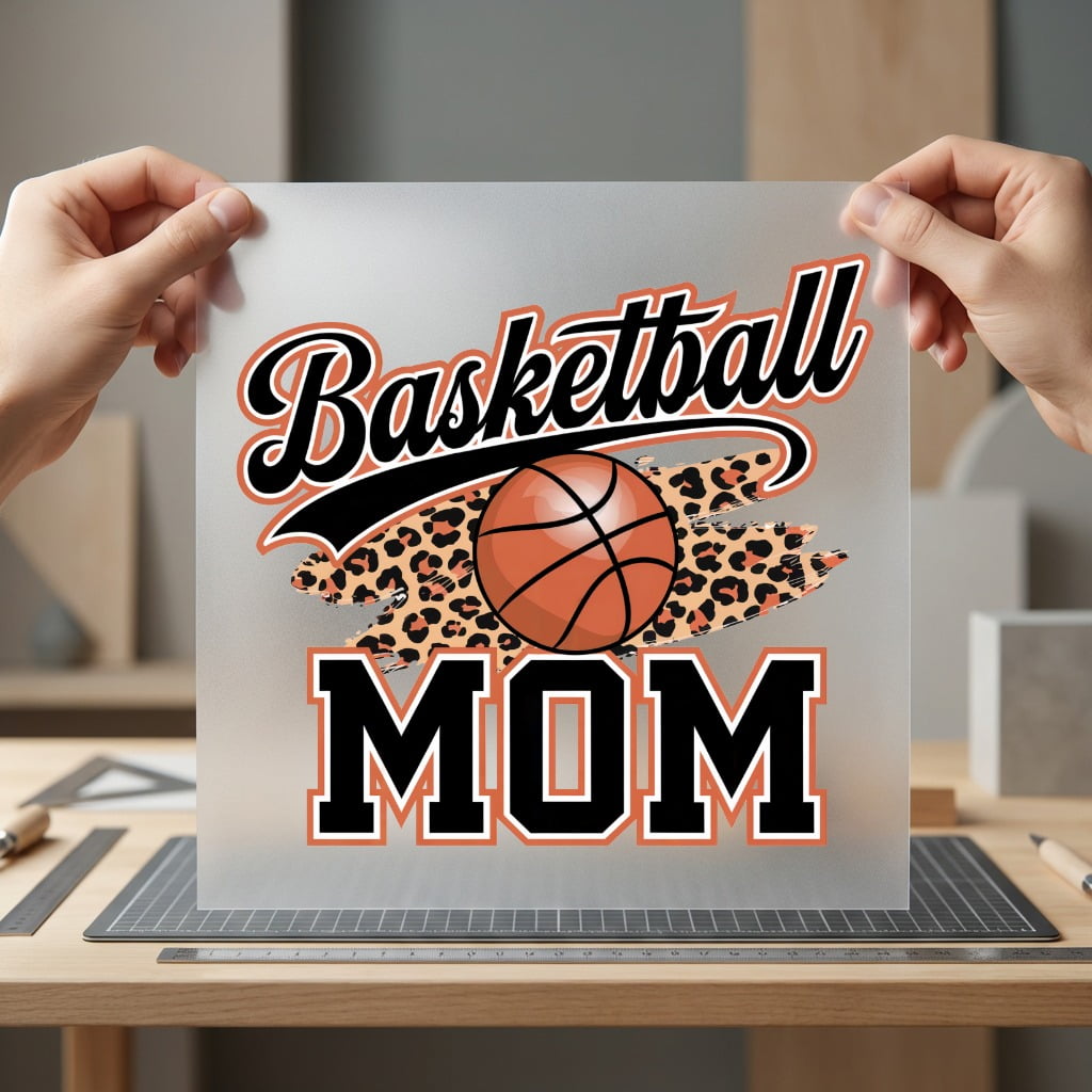 Basketball Mom Leopard Game Mom Vintage Ready to Press DTF Transfer for Dtf