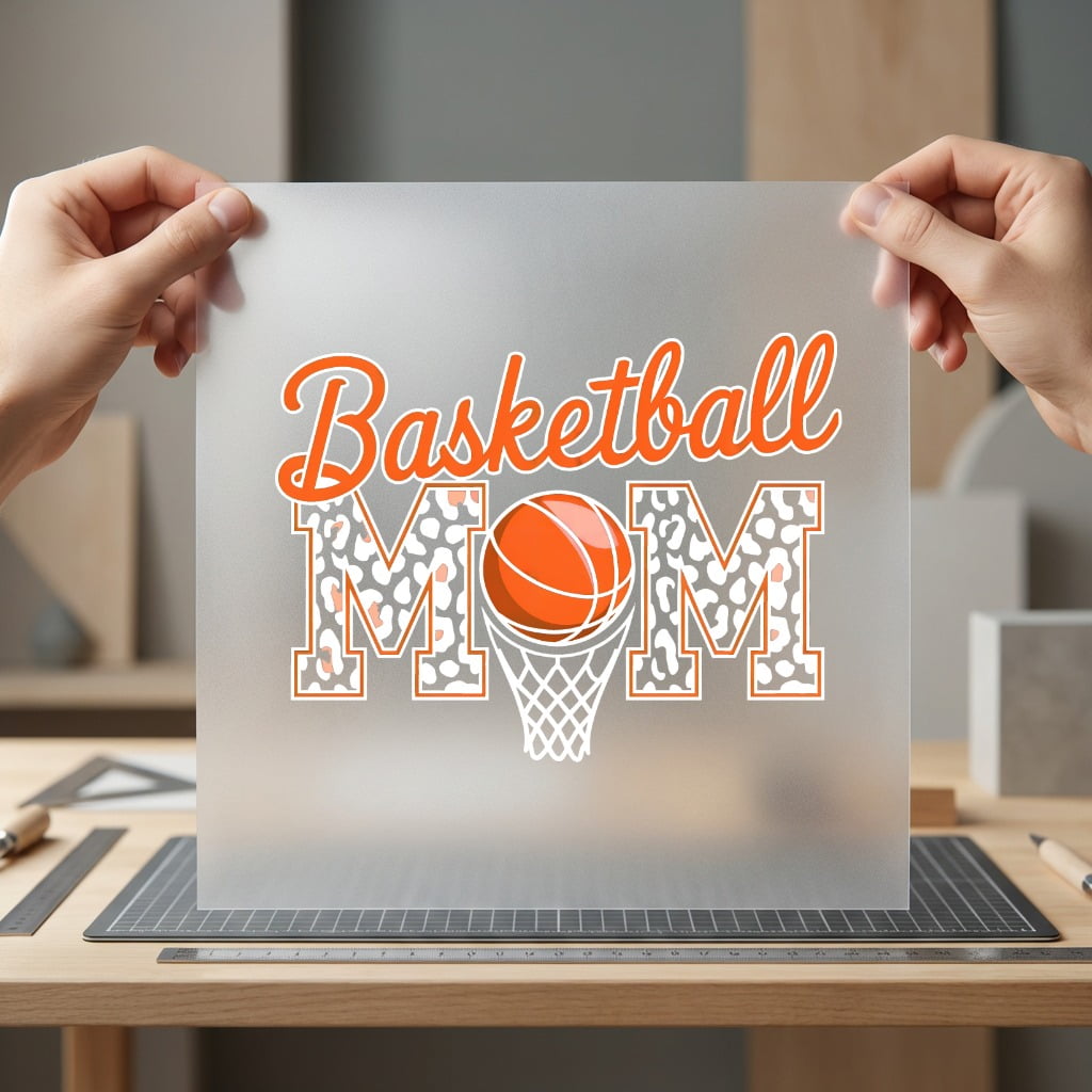 Basketball Mom Leopard Sports Mom Vintage Ready to Press DTF Transfer for Dtf