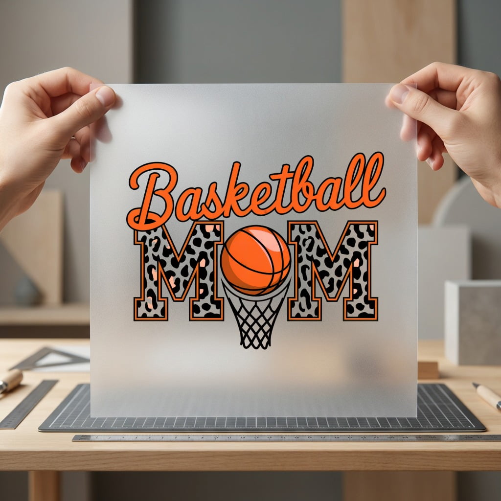 Basketball Mom Leopard Sports Mom Vintage Ready to Press DTF Transfer for Dtf