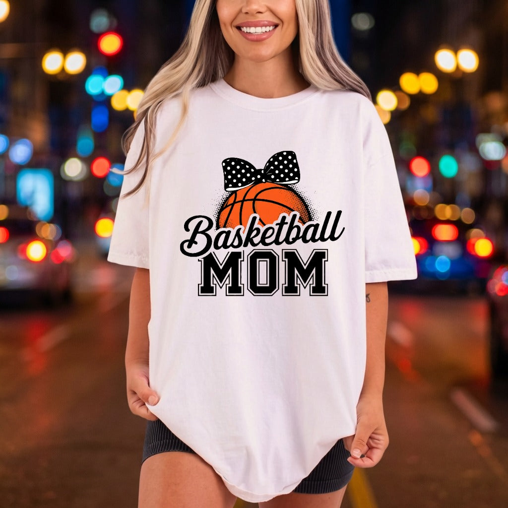 Basketball Mom Sports Fan Mom Fitness Ready to Press DTF Transfer for Dtf
