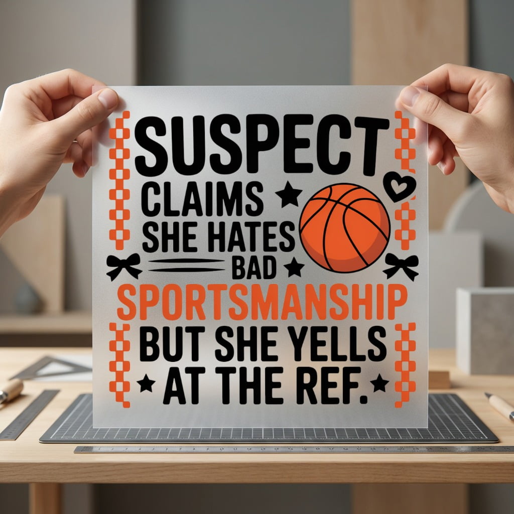 Basketball Mom Sports Fan Mom Funny Ready to Press DTF Transfer for Dtf