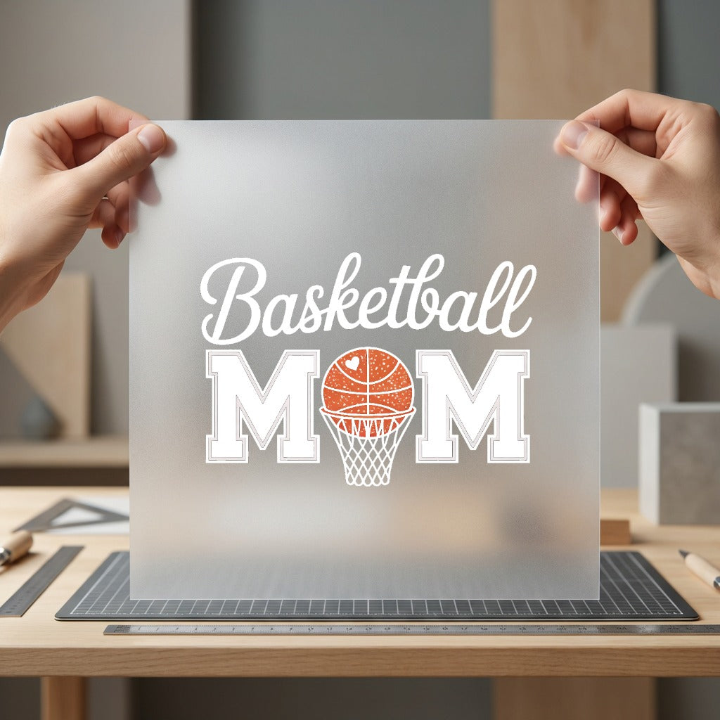Basketball Mom Sports Game Mom Fitness Ready to Press DTF Transfer for Dtf