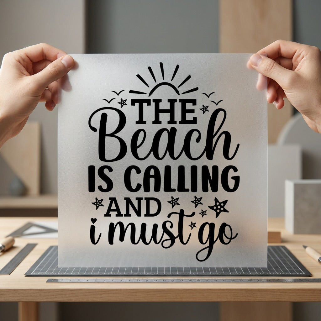 Beach Calling Travel Diy Good Vibes Collection Nature & Wildlife Collection Ready to Press DTF Transfer for Dtf