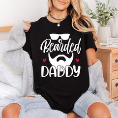 Bearded Daddy Father Day Dad Funny Ready to Press DTF Transfer for Dtf