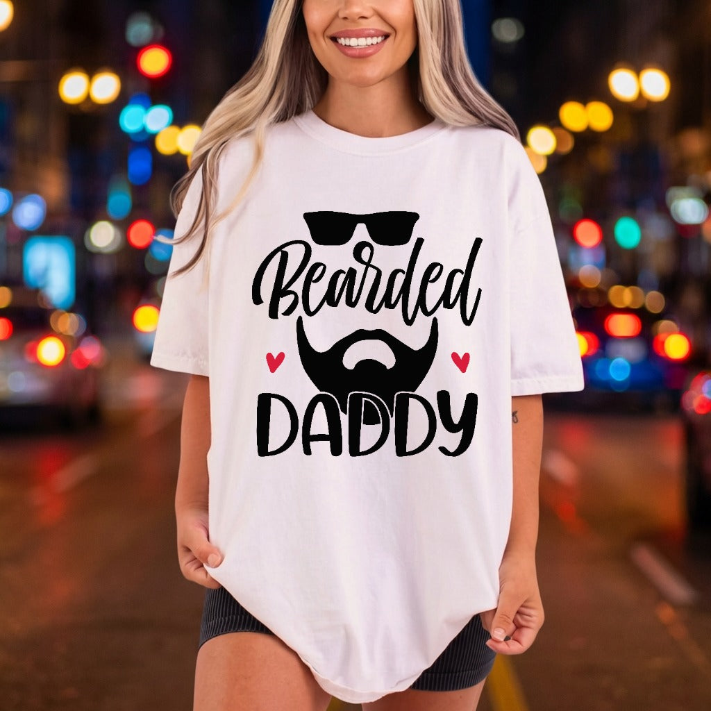 Bearded Daddy Father Day Dad Funny Ready to Press DTF Transfer for Dtf
