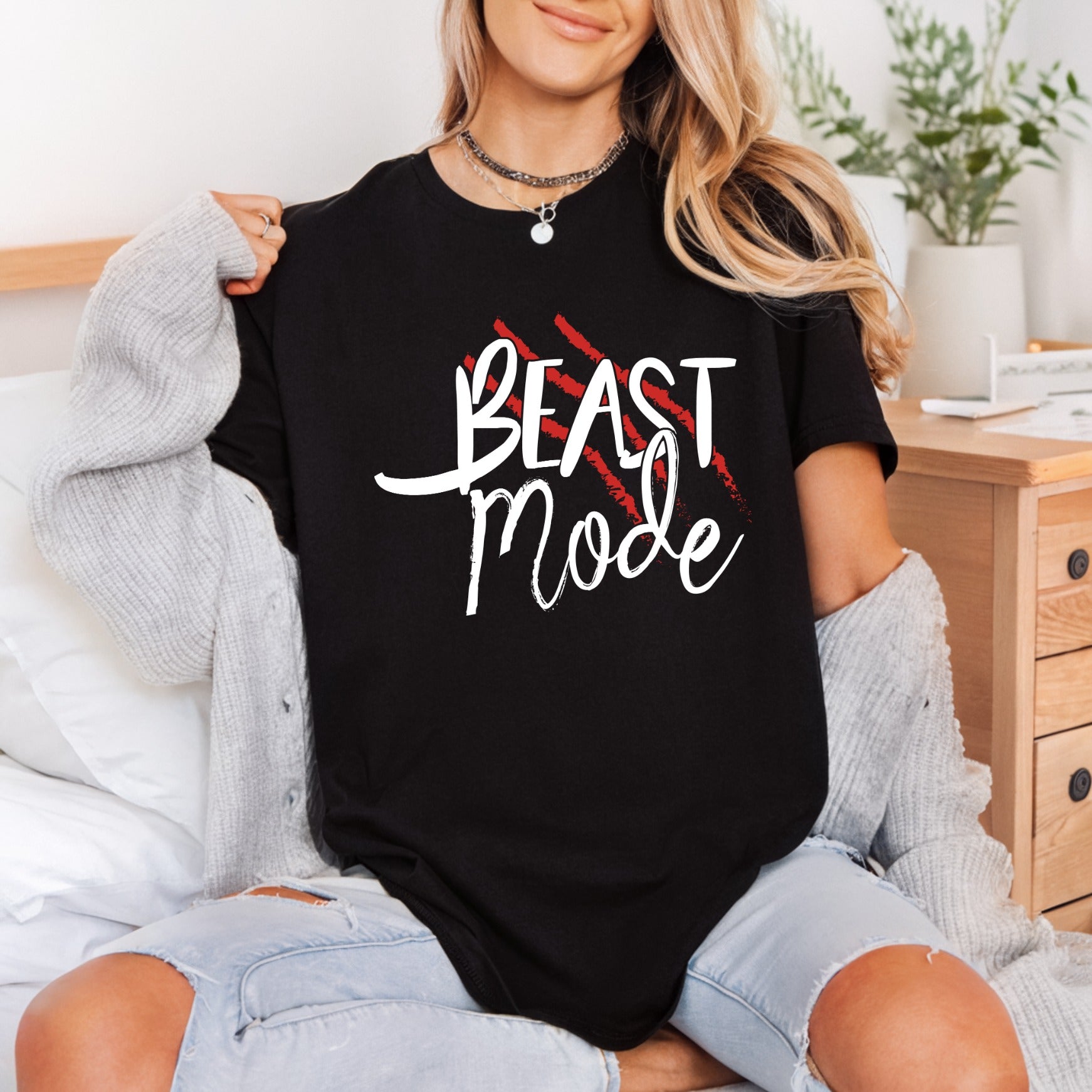 Beast Mode Claw Marks Fitness Gym Ready to Press DTF Transfer for Dtf