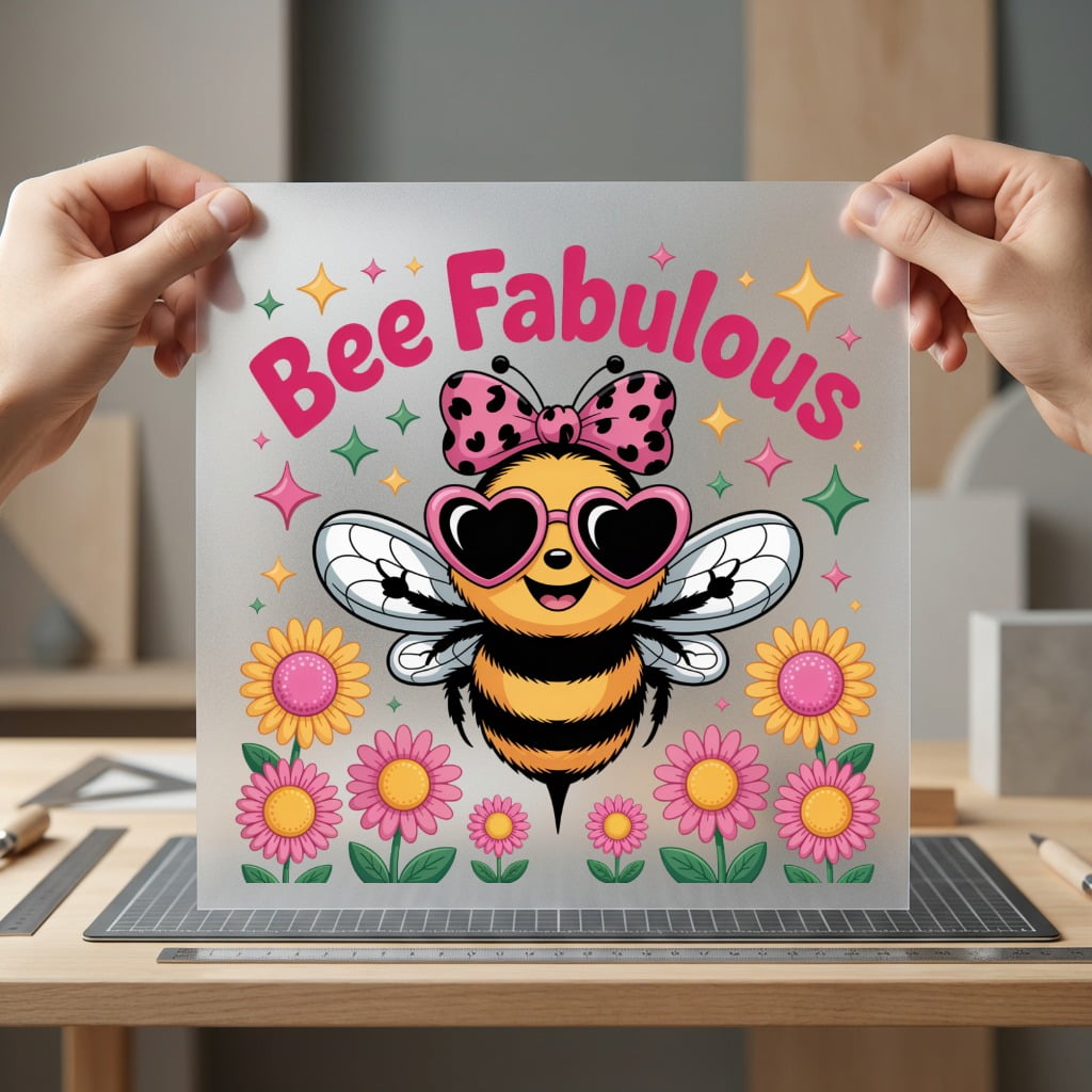 Bee Fabulous Diy Spring Summer Ready to Press DTF Transfer for Dtf