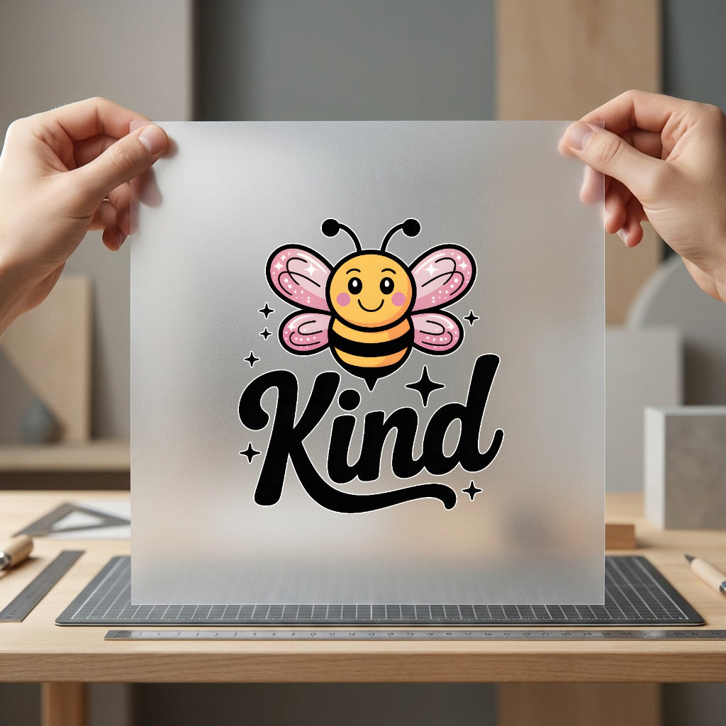 Bee Kind Motivational Diy Teacher Ready to Press DTF Transfer for Dtf
