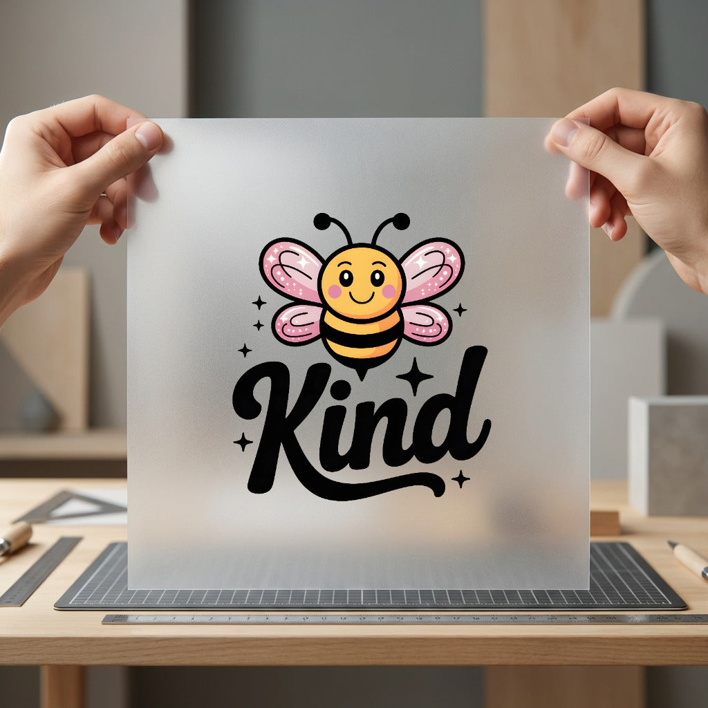Bee Kind Motivational Diy Teacher Ready to Press DTF Transfer for Dtf
