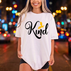 Bee Kind Script Lettering Teacher Ready to Press DTF Transfer for Dtf