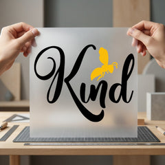Bee Kind Script Lettering Teacher Ready to Press DTF Transfer for Dtf