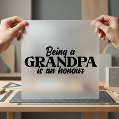 Being Grandpa Honour Script Grandpa Ready to Press DTF Transfer for Dtf