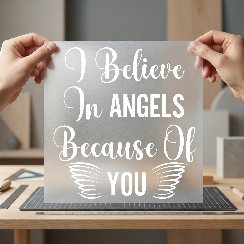 Believe Angels Because You Christian Faith Ready to Press DTF Transfer for Dtf