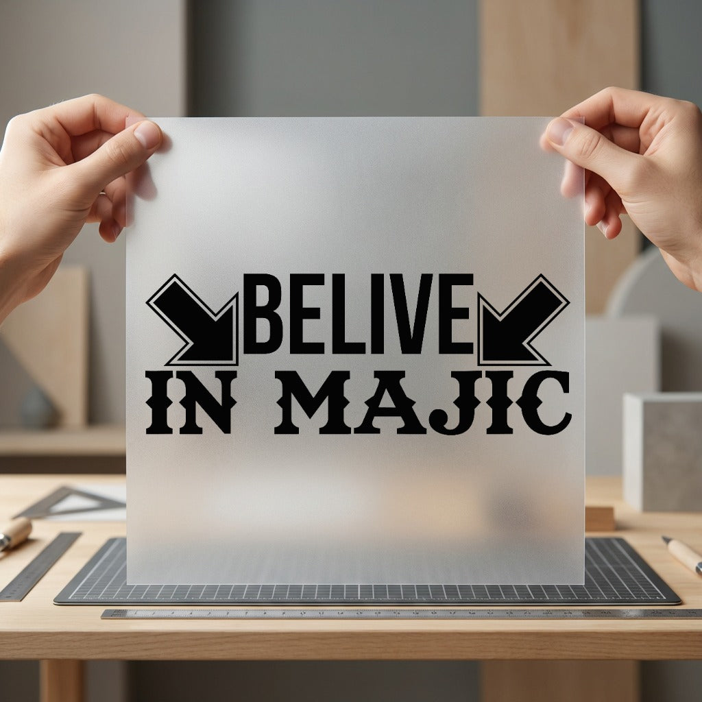 Believe Majic Retro Diy Retro Ready to Press DTF Transfer for Dtf