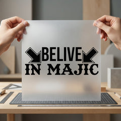 Believe Majic Retro Diy Retro Ready to Press DTF Transfer for Dtf