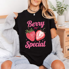 Berry Special Strawberries Diy Funny Sarcastic Ready to Press DTF Transfer for Dtf