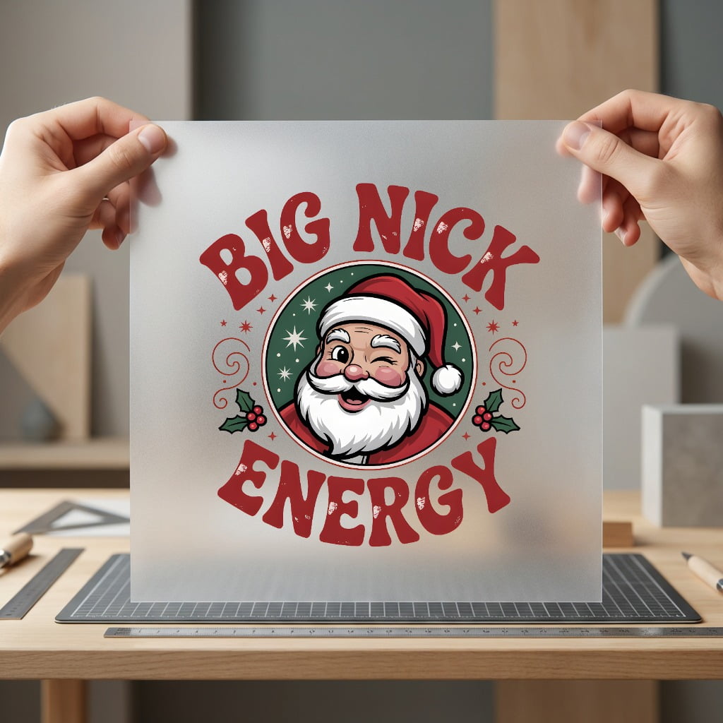 Big Nick Energy Retro Christmas Vintage Ready to Press DTF Transfer for Dtf