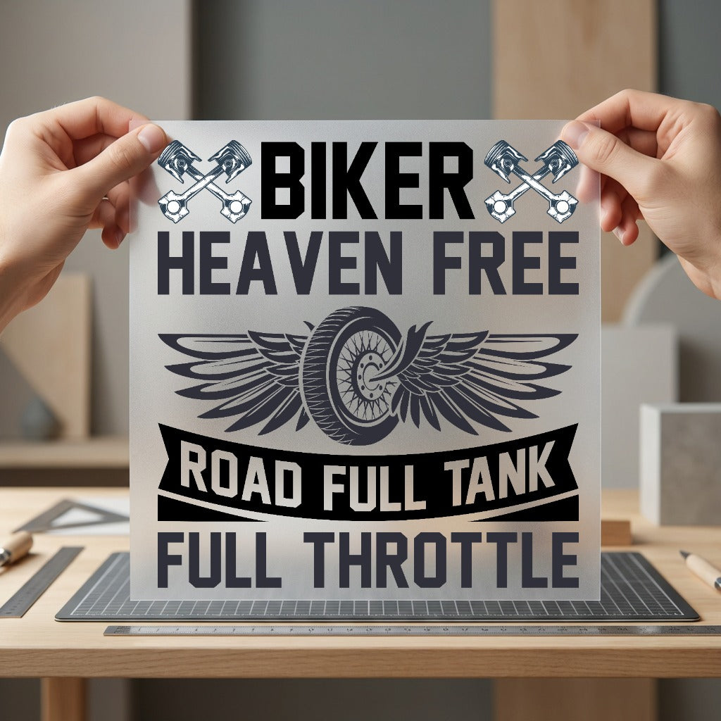 Biker Heaven Free Road Motorcycle Collection Cars, Bikes & Motors Collection Ready to Press DTF Transfer for Dtf