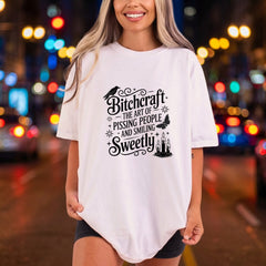 Bitchcraft Art Pissing People Halloween Mom Ready to Press DTF Transfer for Dtf