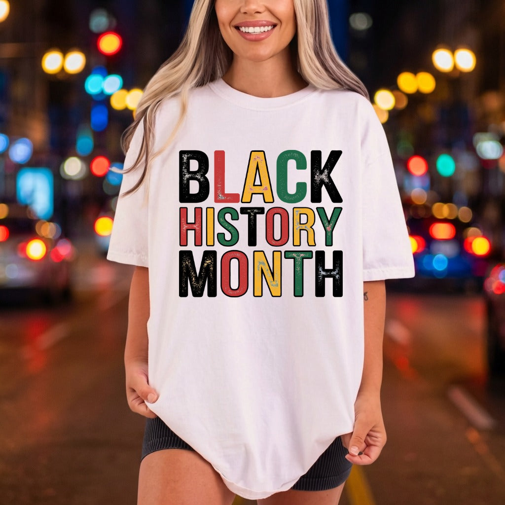 Black History Month Retro Vintage Retro Ready to Press DTF Transfer for Dtf