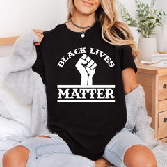 Black Lives Matter Fist Awareness & Causes Collection Women Empowerment Collection Ready to Press DTF Transfer for Dtf
