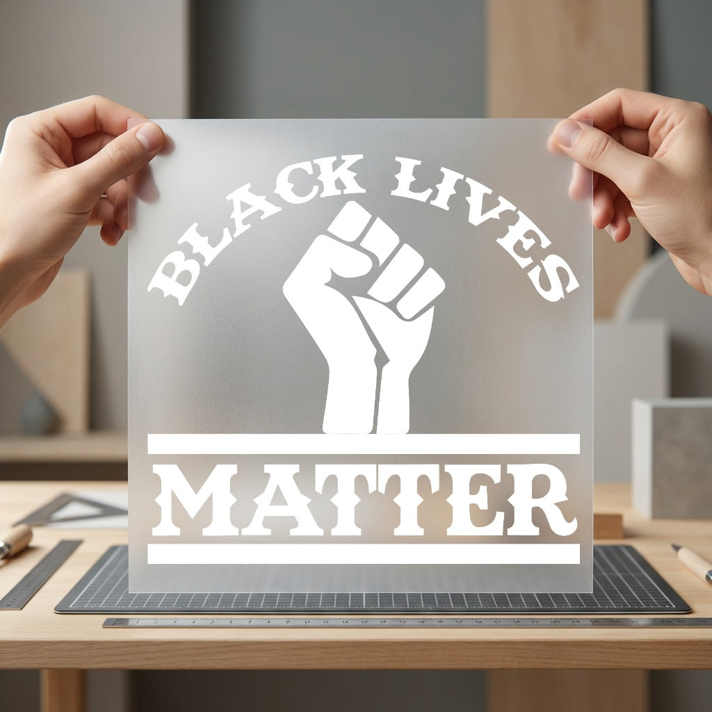 Black Lives Matter Fist Awareness & Causes Collection Women Empowerment Collection Ready to Press DTF Transfer for Dtf