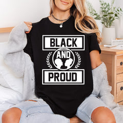 Black Proud Circles Afrocentric Aesthetic Ready to Press DTF Transfer for Dtf