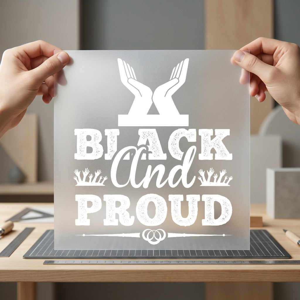 Black Proud Heritage Diy Positive Vibes Collection Women Empowerment Collection Ready to Press DTF Transfer for Dtf
