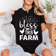 Bless Farm Farmhouse Diy Faith Blessed Ready to Press DTF Transfer for Dtf