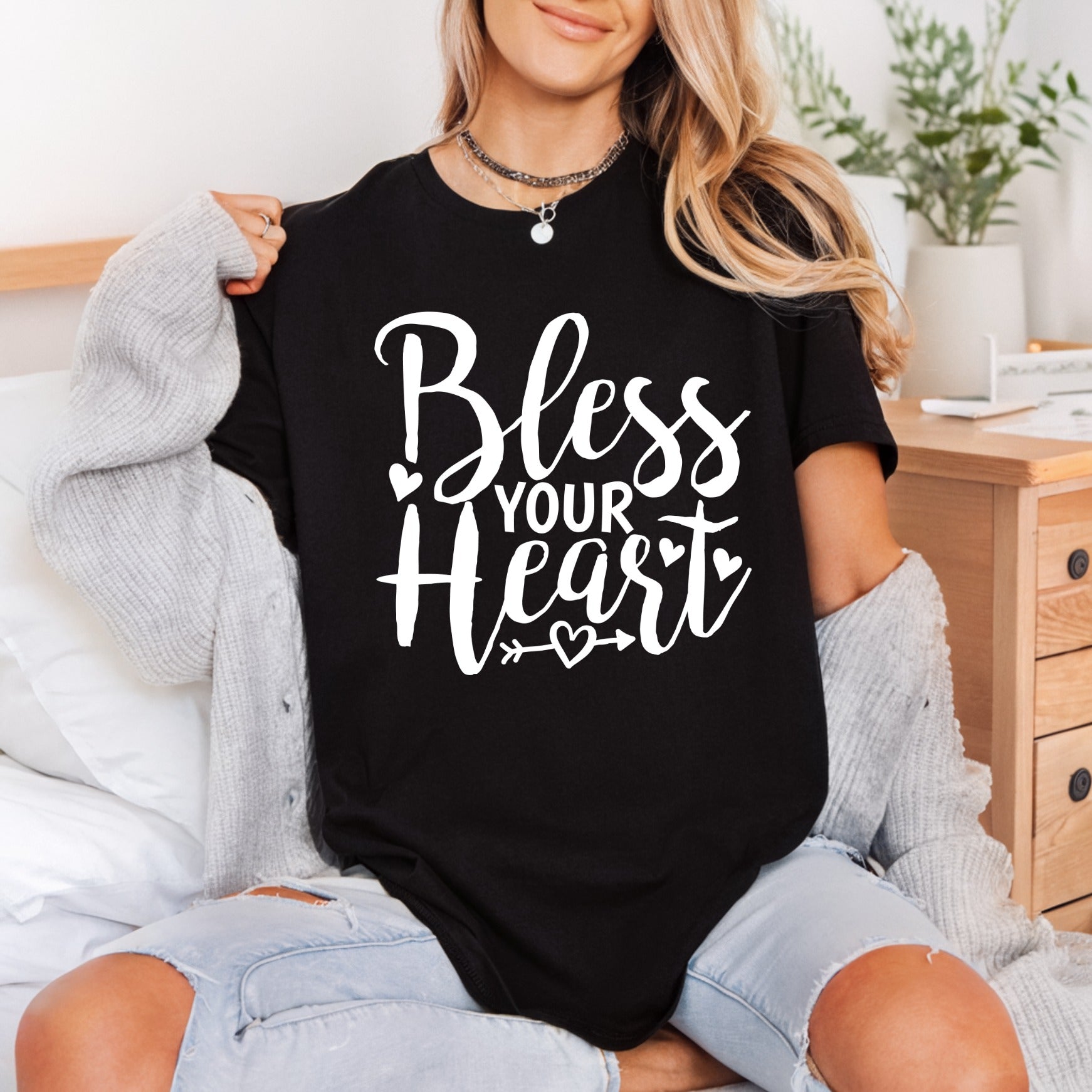 Bless Heart Script Southern Tourist Humor Collection Local Slang Collection Ready to Press DTF Transfer for Dtf
