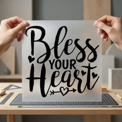 Bless Heart Script Southern Tourist Humor Collection Local Slang Collection Ready to Press DTF Transfer for Dtf