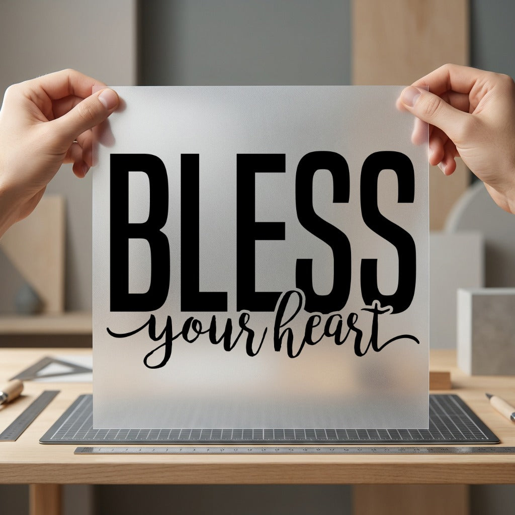 Bless Heart Southern Charm Tourist Humor Collection City & State Identity Collection Ready to Press DTF Transfer for Dtf