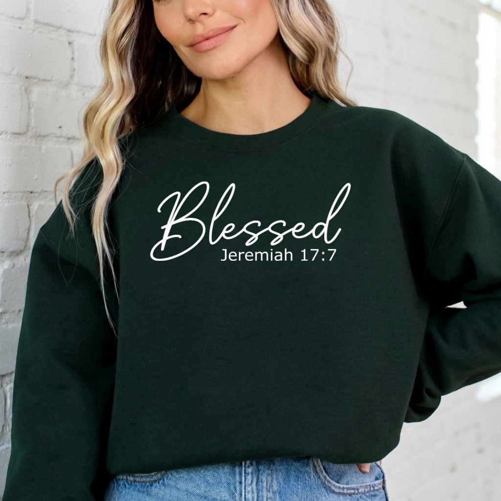 Blessed Jeremiah 17:7 | Scriptural Comfort Sweatshirt - Luckets.com