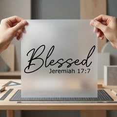 Blessed Jeremiah Scriptural Diy Faith Bible Ready to Press DTF Transfer for Dtf