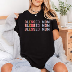 Blessed Mom Retro Repeat Faith Blessed Ready to Press DTF Transfer for Dtf