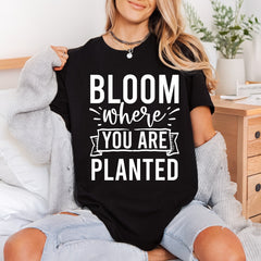 Bloom Where You Planted Good Vibes Collection Nature & Wildlife Collection Ready to Press DTF Transfer for Dtf