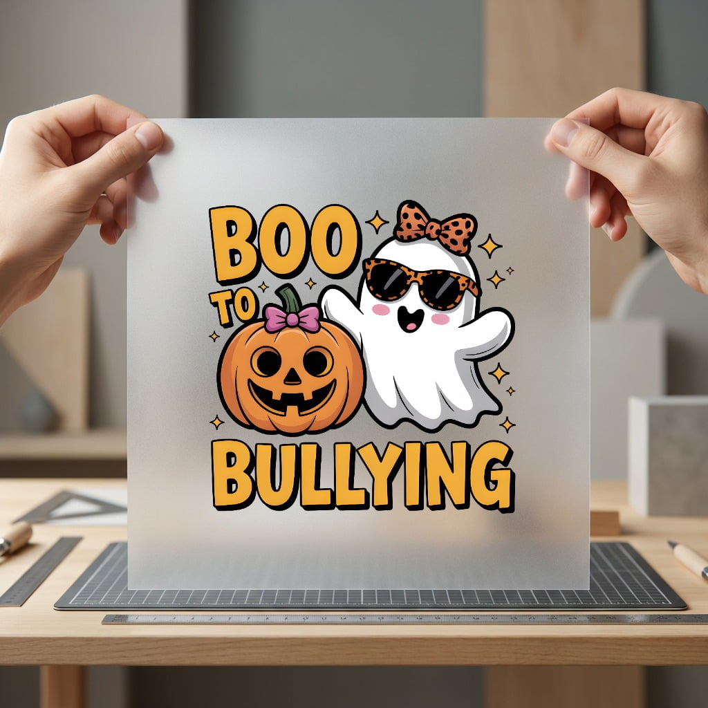 Boo Bullying Halloween Anti-bully Halloween Funny Ready to Press DTF Transfer for Dtf