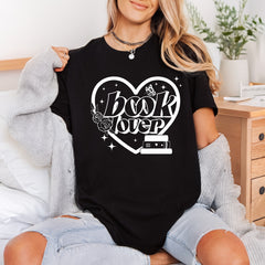 Book Lover Heart Cozy Reading Kids Collection Kids & School Collection Ready to Press DTF Transfer for Dtf